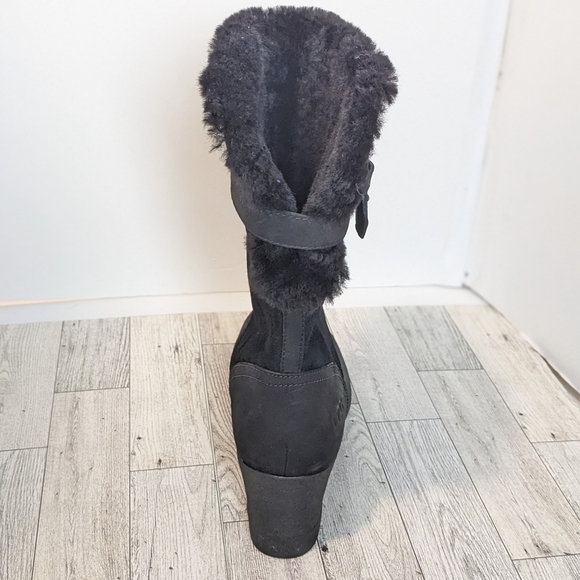 UGG Edelina waterproof suede wedge boots - Picture 5 of 16